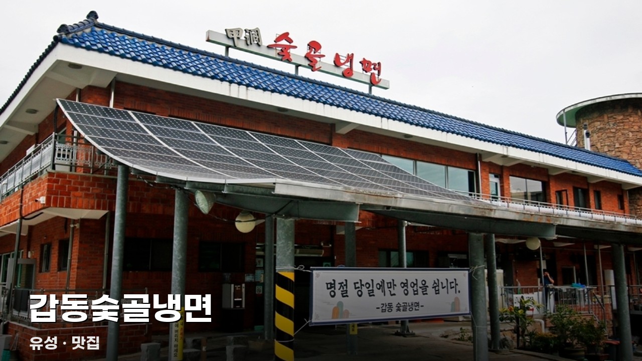 갑동숯골냉면