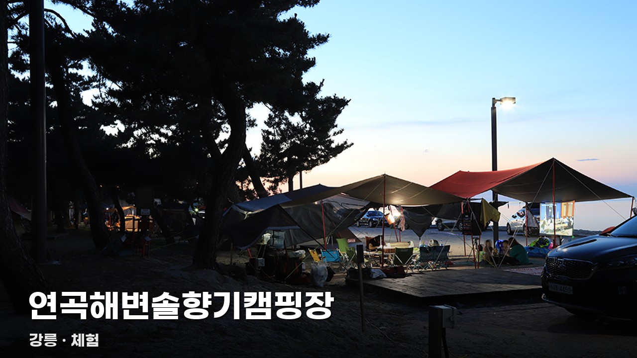 연곡해변솔향기캠핑장