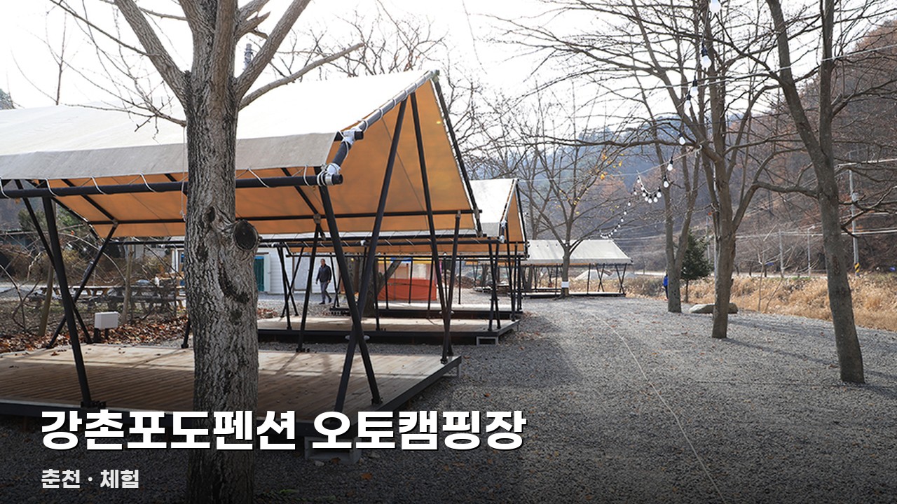 강촌포도펜션 오토캠핑장
